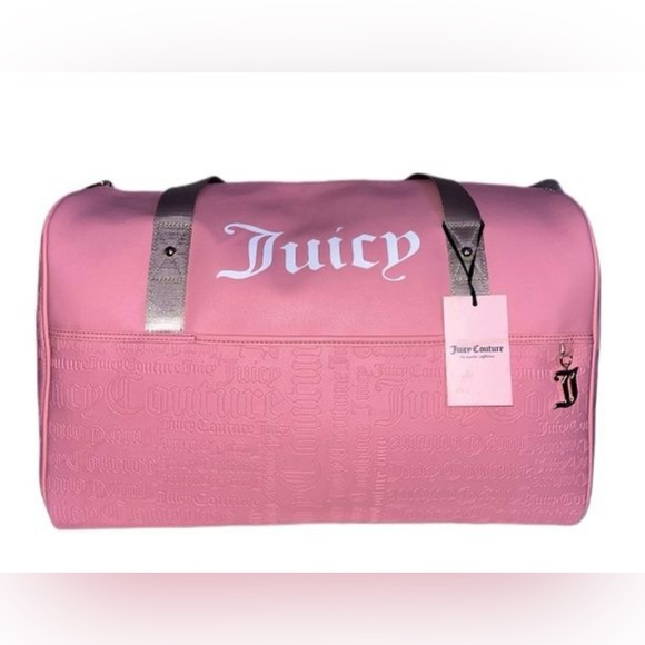NWT Juicy couture pink weekender bag - Picture 1 of 7